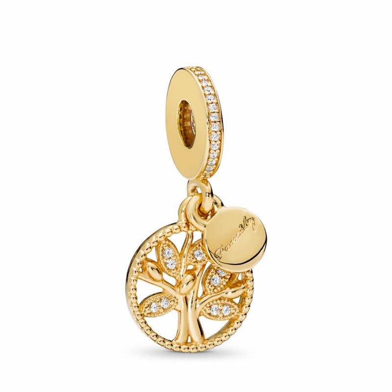 Pandora Australia Shine™ Family Heritage Dangle Charm - 18ct Gold Plated | ZSQWNH572